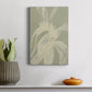 White Ribbon on Celadon I Premium Gallery Wrapped Canvas - Ready to Hang