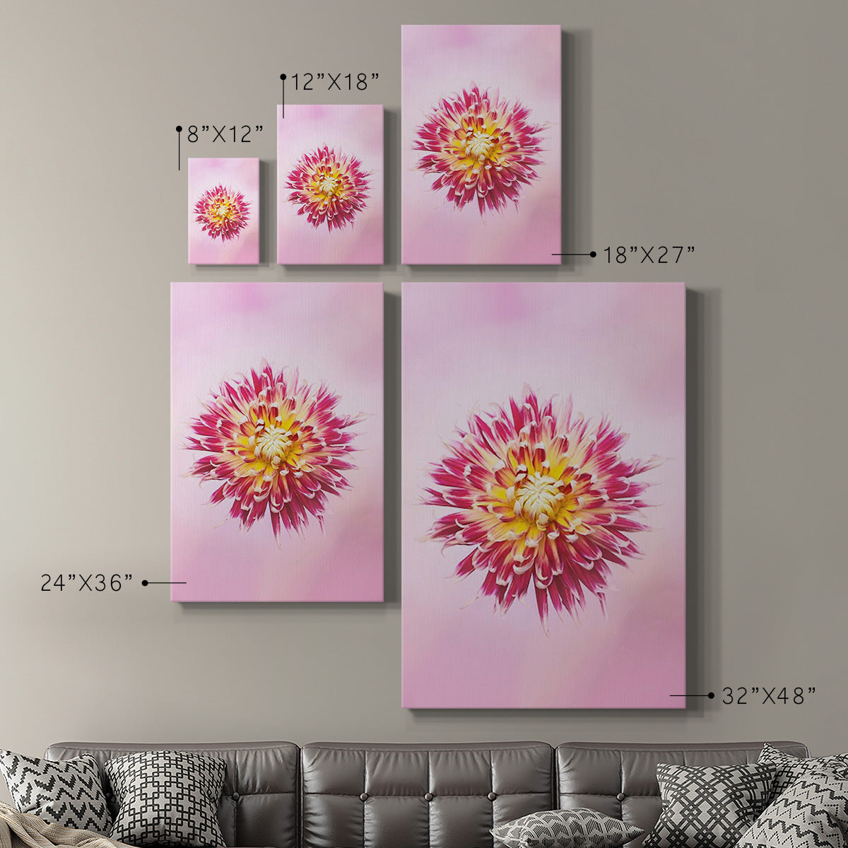 Exotic Flower Burst I - Canvas Art Print