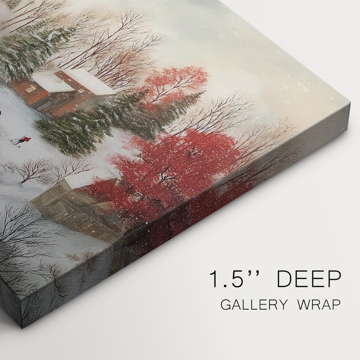 Gilded Serenade of Sleigh - Canvas Art Print