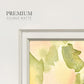 Verdant Floral Abstract I Premium Framed Print Double Matboard