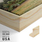 Farm with Grazing Cows (Bondegård med beitende kuer), 1892 - Floater Framed Canvas Print