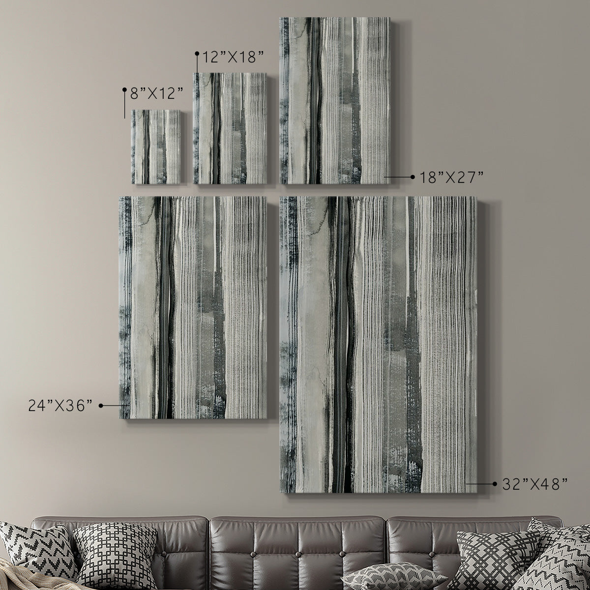 Differing Parallels II - Canvas Art Print
