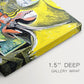 Canvas art print of an abstract still life combining cat and lobster, highlighting texture and gallery-wrapped edges