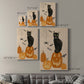 Pumpkin Patch Cats II Premium Gallery Wrapped Canvas - Ready to Hang