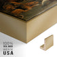 The Flight of Madeline and Porphyro, 1848 - Floater Framed Canvas Print