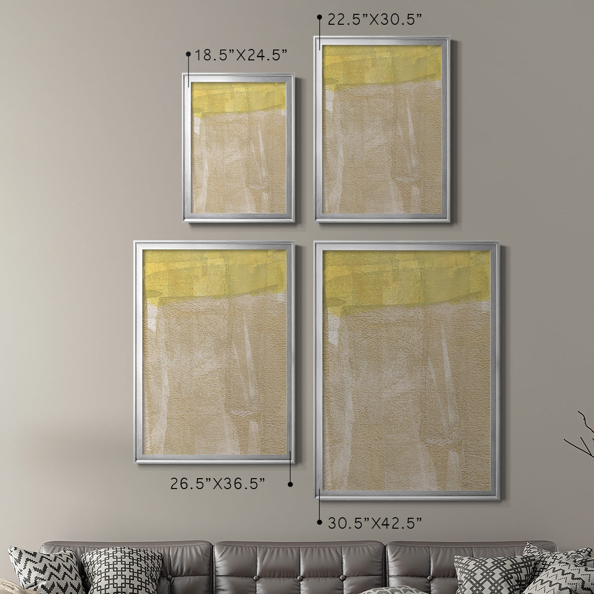 Vovere II - Modern Framed Canvas Print