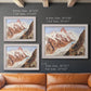 Schreckhorn, Eismeer - Ornate Framed Canvas Print