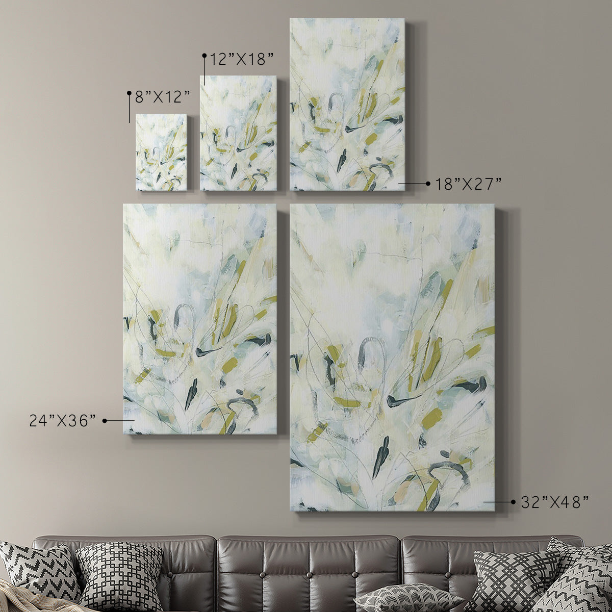 Ice Scribe II - Canvas Art Print