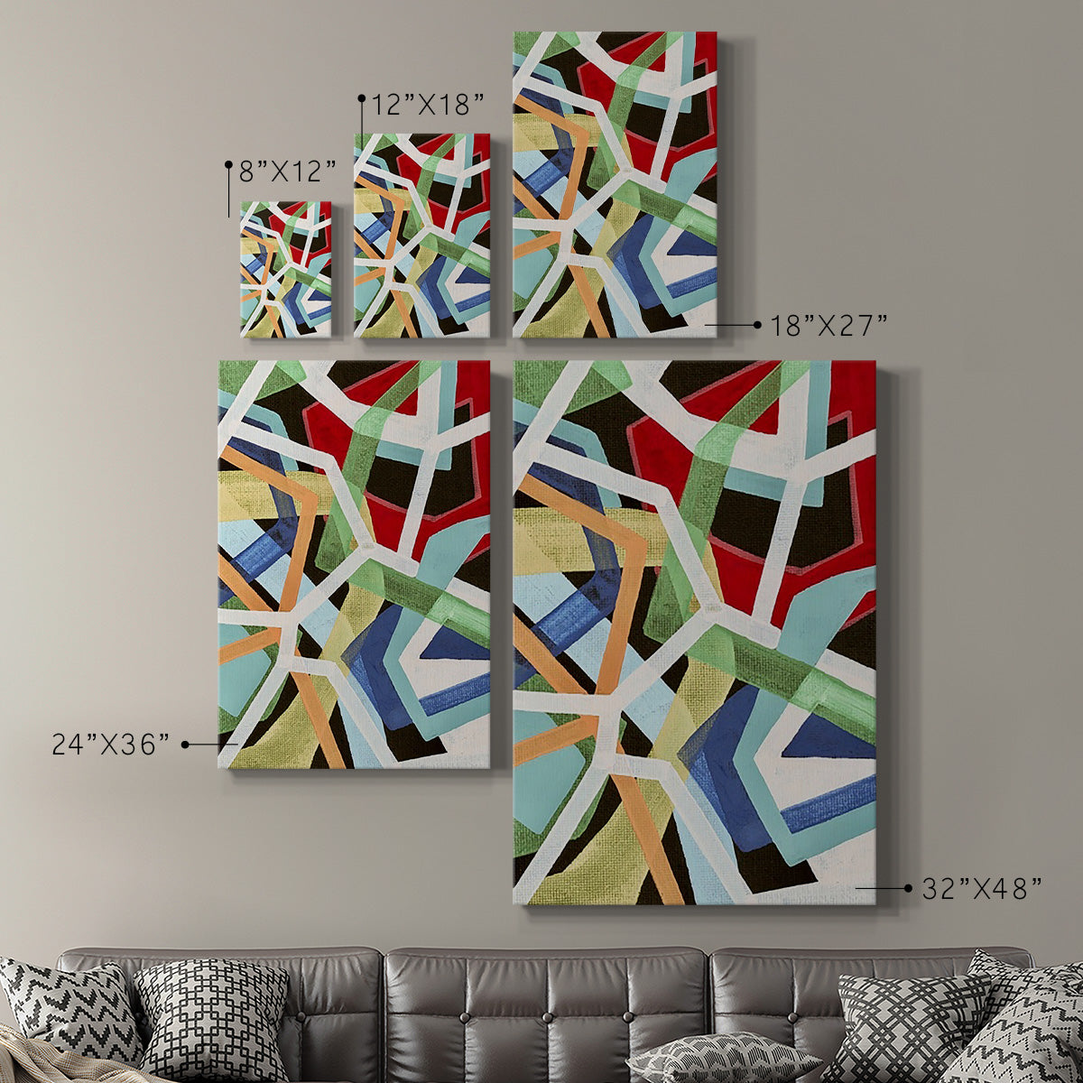 Magnetic Color I - Canvas Art Print