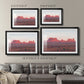 Red Rocks at Dusk II - Modern Framed Art Print