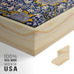 Kennet - Indigo/Gold, 1883 - Floater Framed Canvas Print
