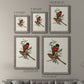 Elegant Trogons I - Premium Framed Canvas 2 Piece Set - Ready to Hang