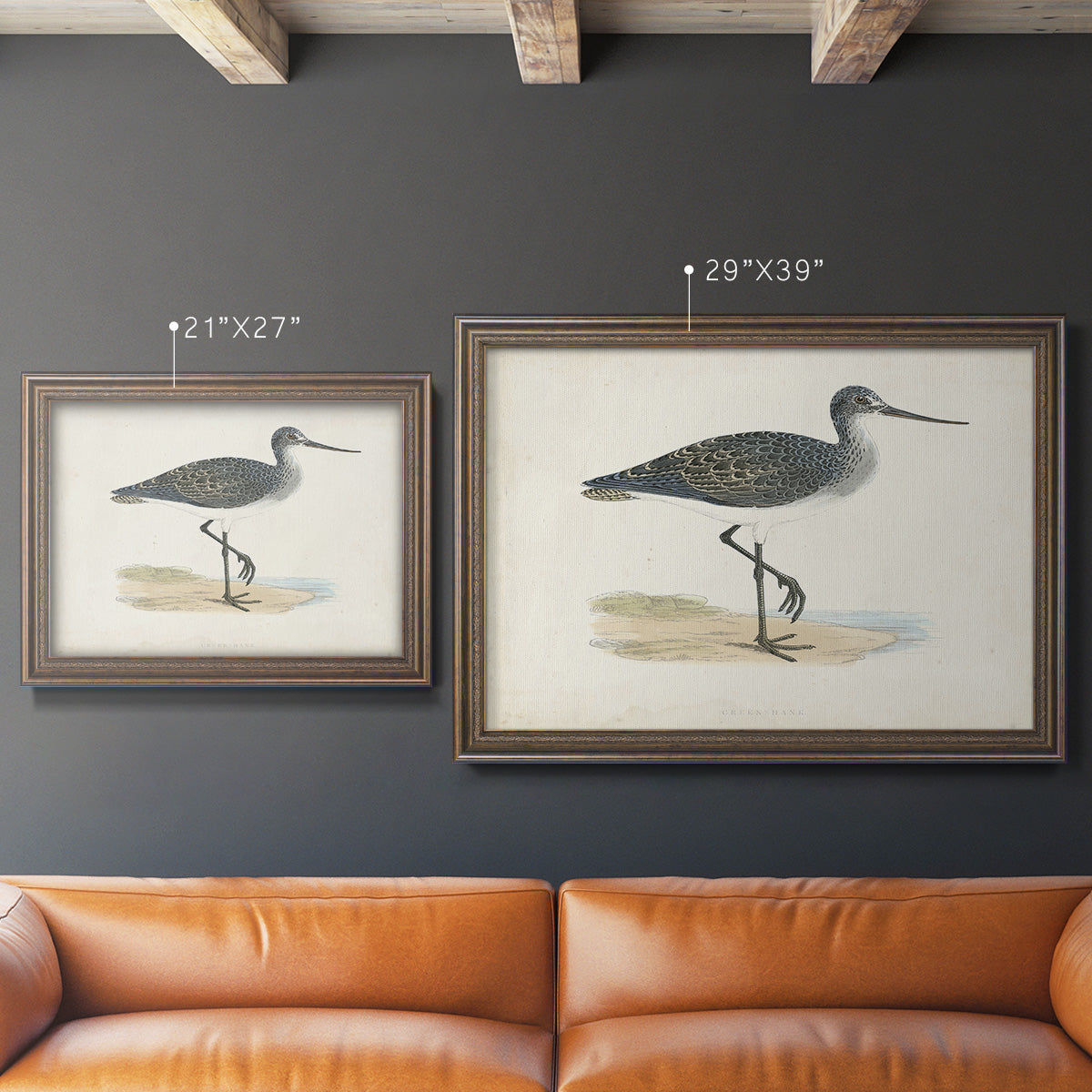 Morris Sandpipers III Premium Framed Canvas- Ready to Hang