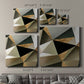 Gold Polygon Wall II - Canvas Art Print