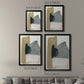 Marble Block Symmetry II - Modern Framed Canvas Print
