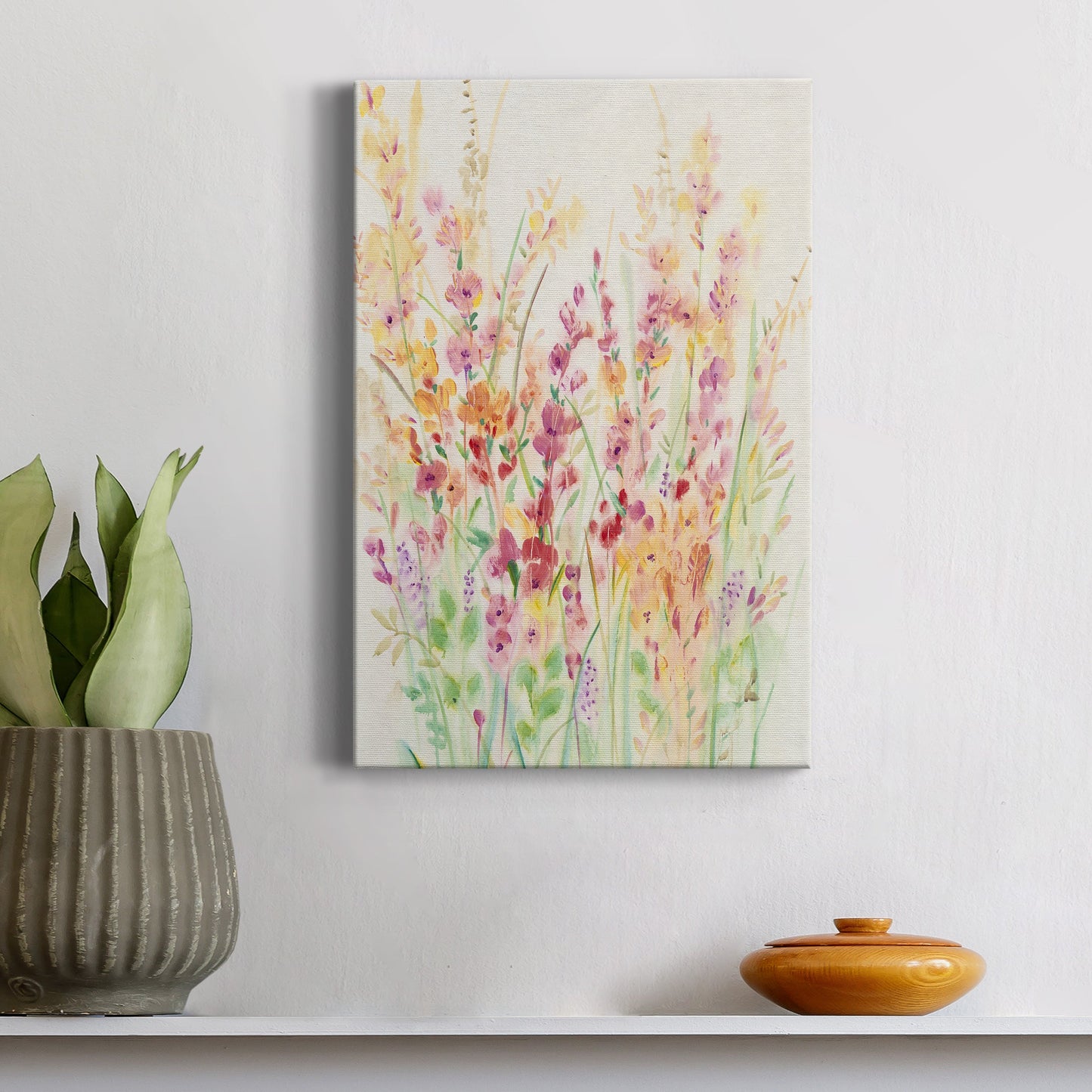 Brilliant Floral I Premium Gallery Wrapped Canvas - Ready to Hang