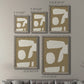 Size comparison chart for a set of two gray barnwood framed canvas prints.