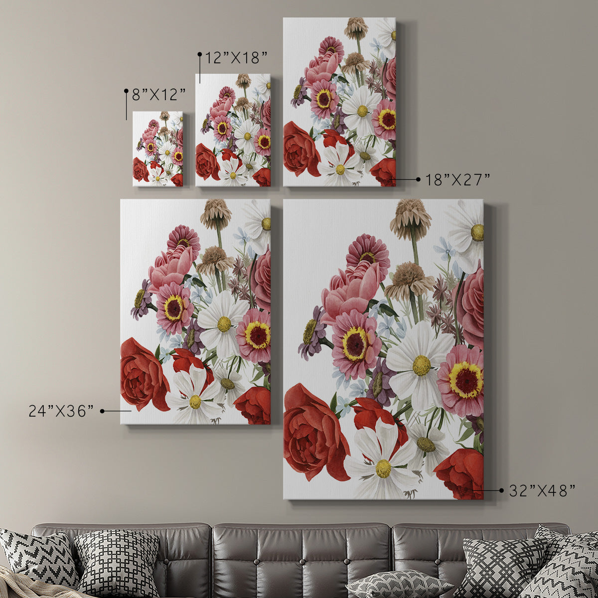 Modern Arrangement II - Canvas Art Print