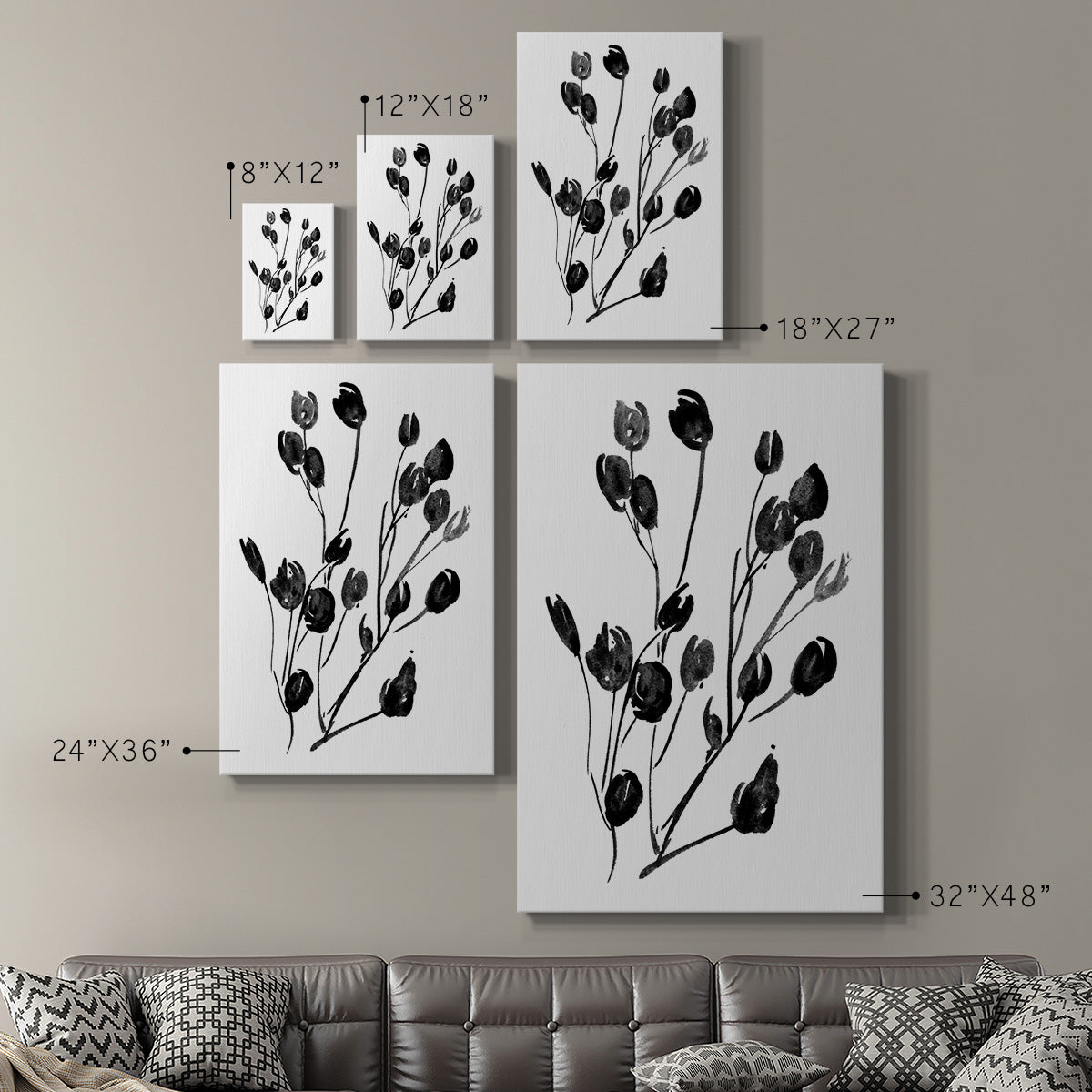 Expressive Floral II - Canvas Art Print