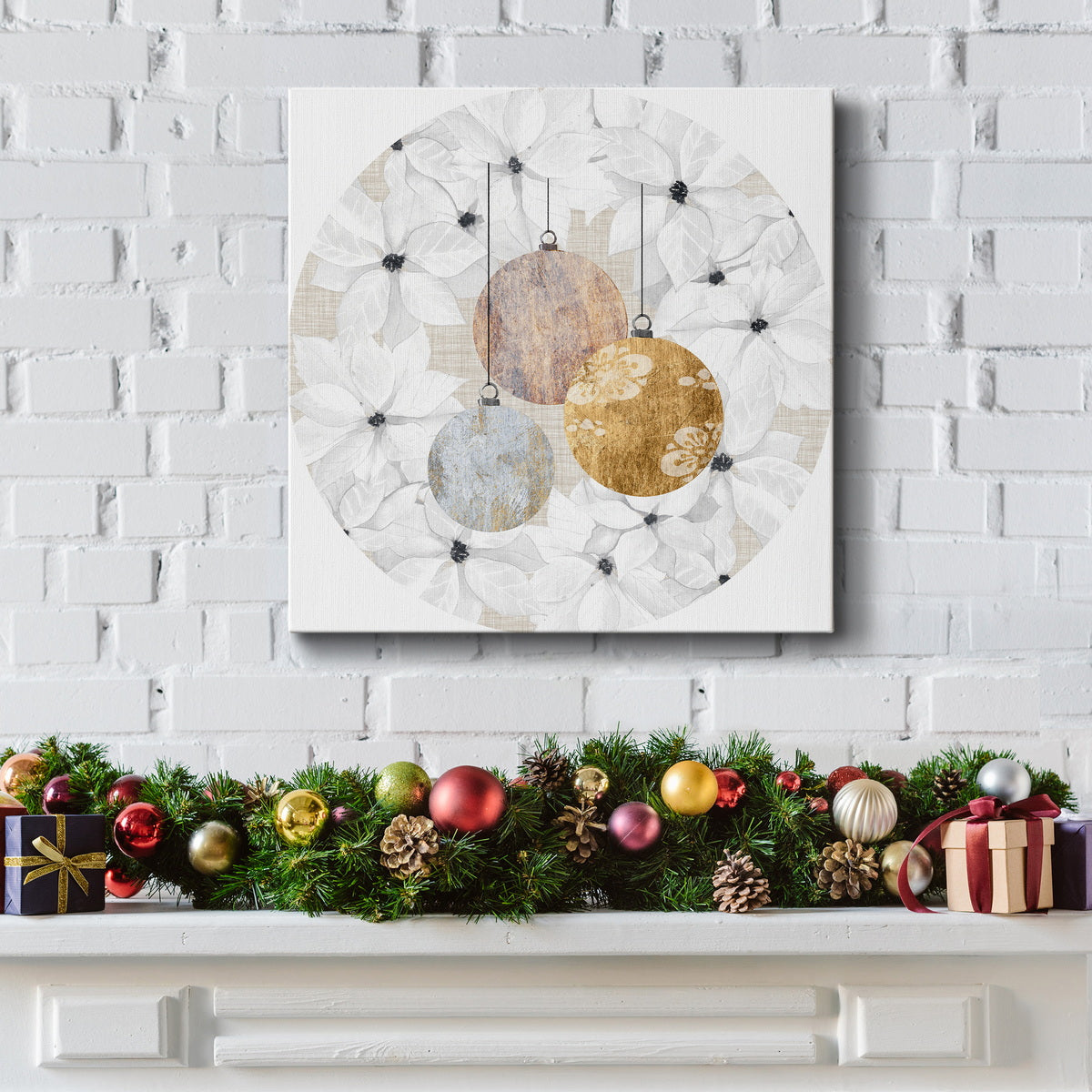 Sophisticated Christmas Collection C-Premium Gallery Wrapped Canvas - Ready to Hang