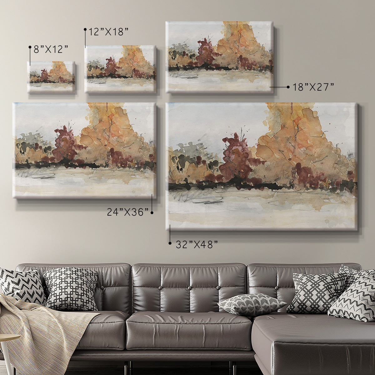 The Autumn View II - Canvas Art Print