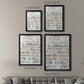 Sand Glyphs III - Modern Framed Canvas Print