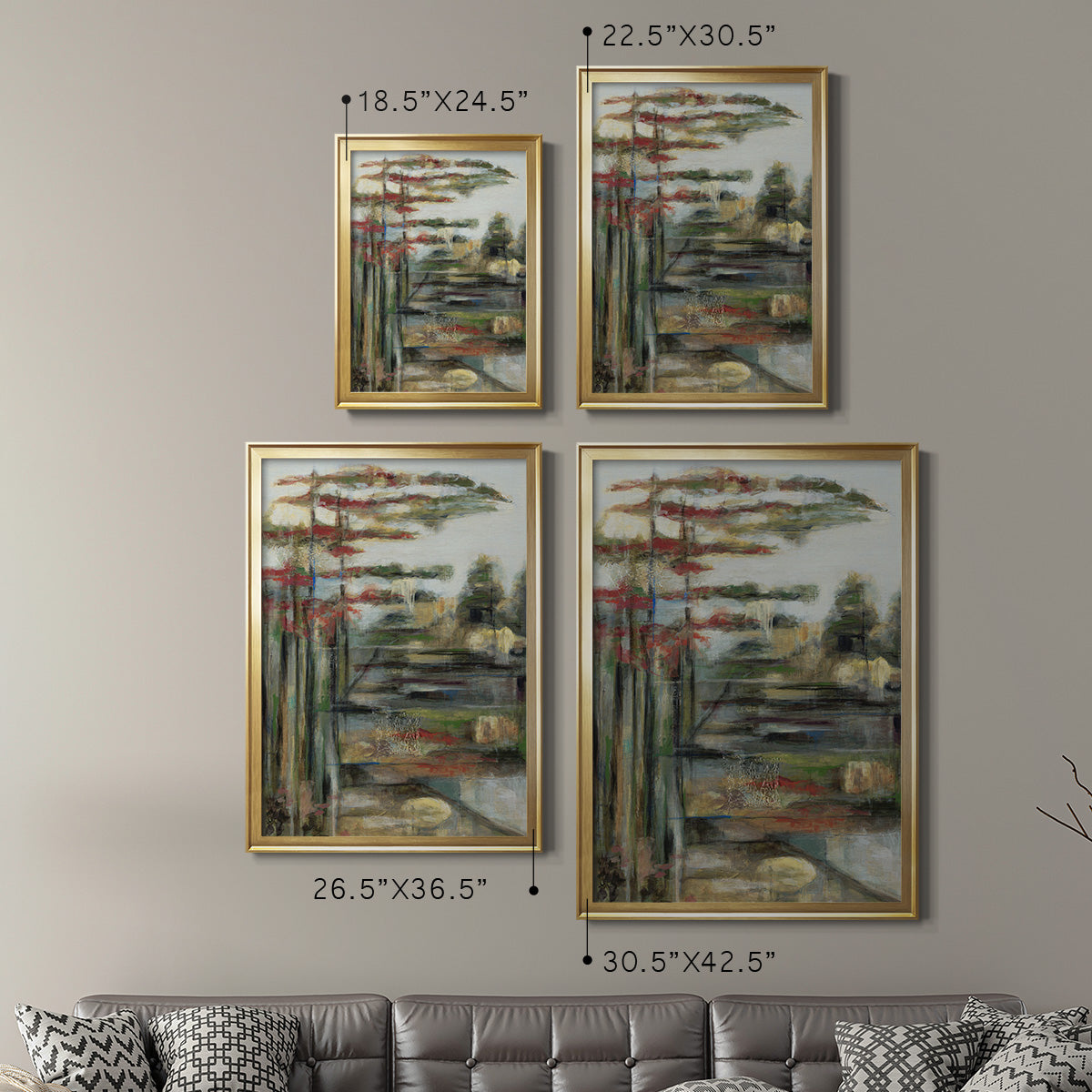 Daydream - Modern Framed Canvas Print