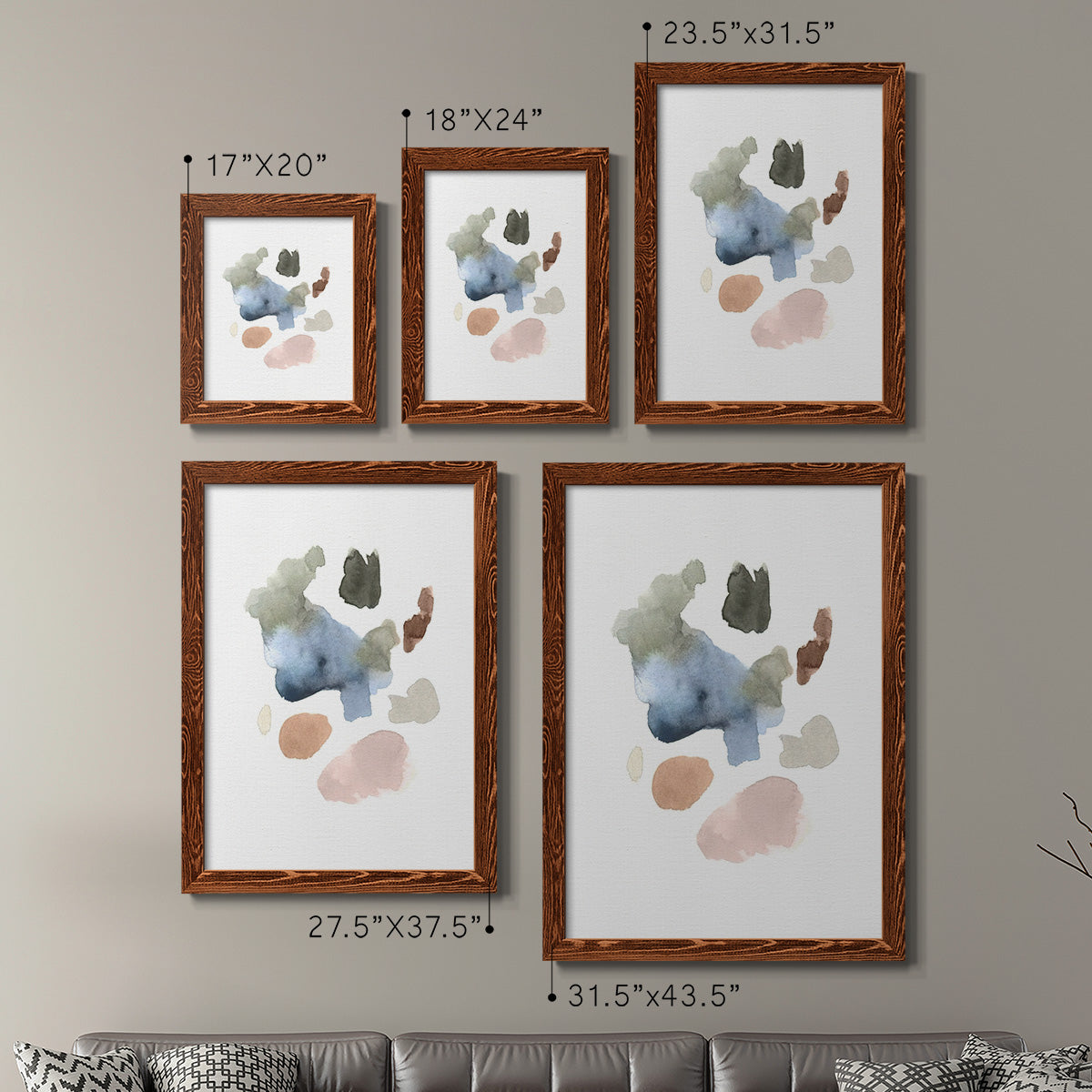 Fresh Start I - Premium Framed Canvas 2 Piece Set - Ready to Hang