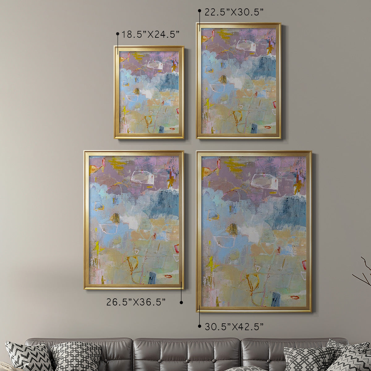 Whilst I - Modern Framed Canvas Print