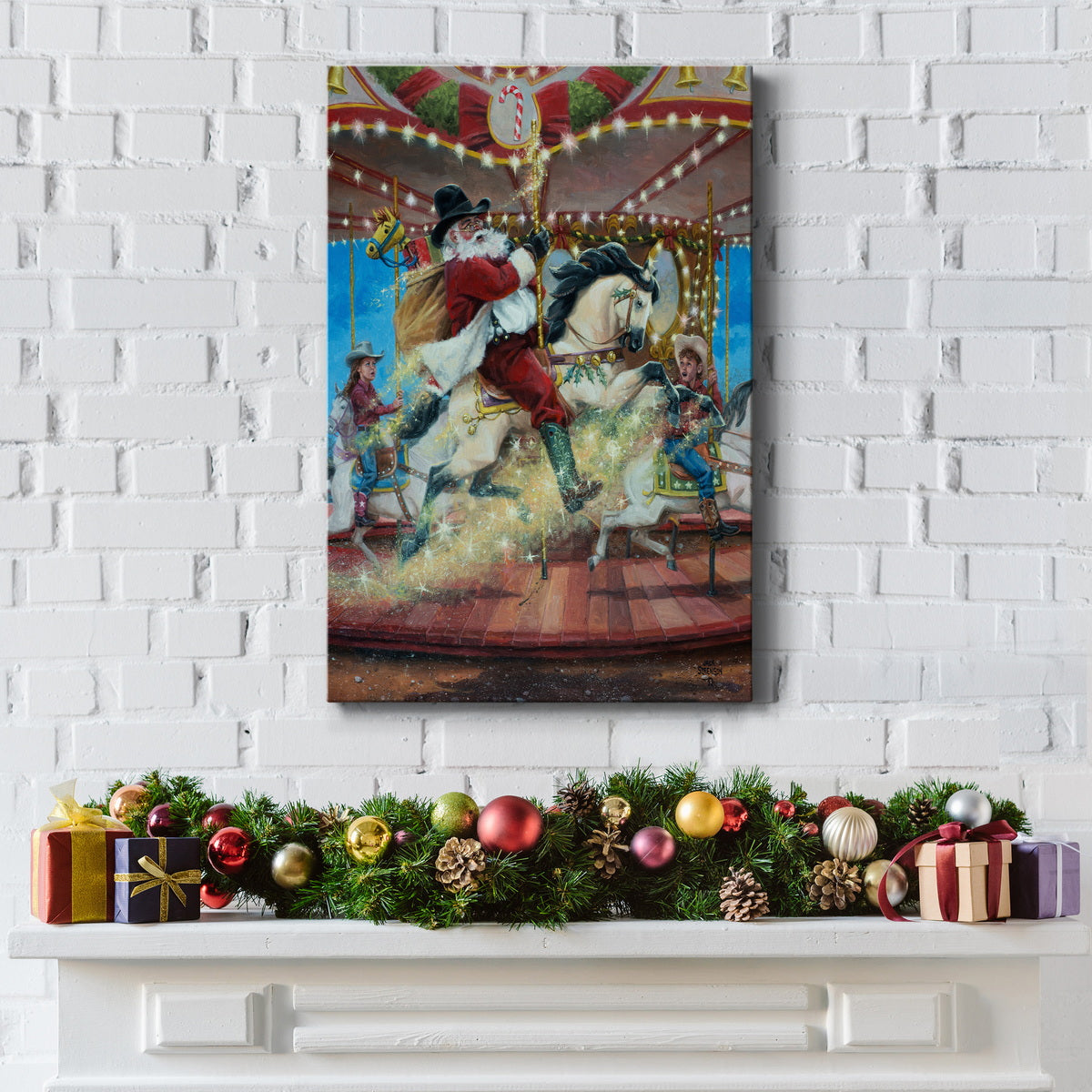 Merry Go Round Premium Gallery Wrapped Canvas - Ready to Hang