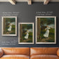 Narrative religious genre scene by Winslow Homer in an ornate champagne frame shown in multiple vertical size options.