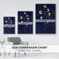 Indigo 1 - Floater Framed Canvas Print