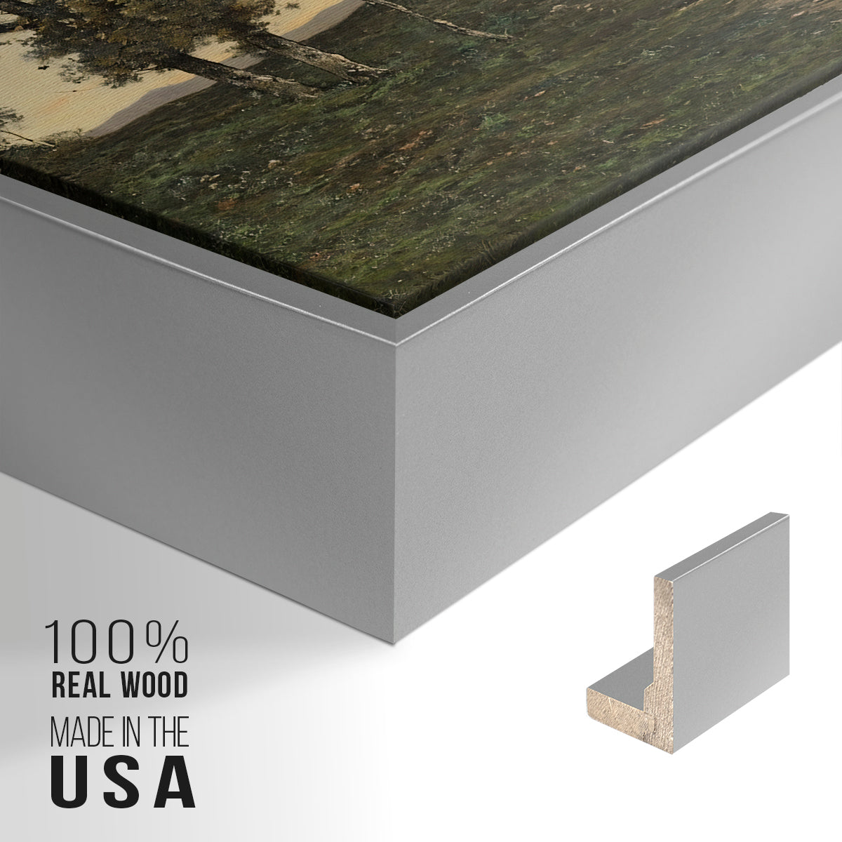 Autumn Evening, 1894 - Floater Framed Canvas Print