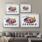God Bless America Truck - Modern Framed Art Print