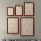 Clean Contour III - Barnwood Framed Canvas Set