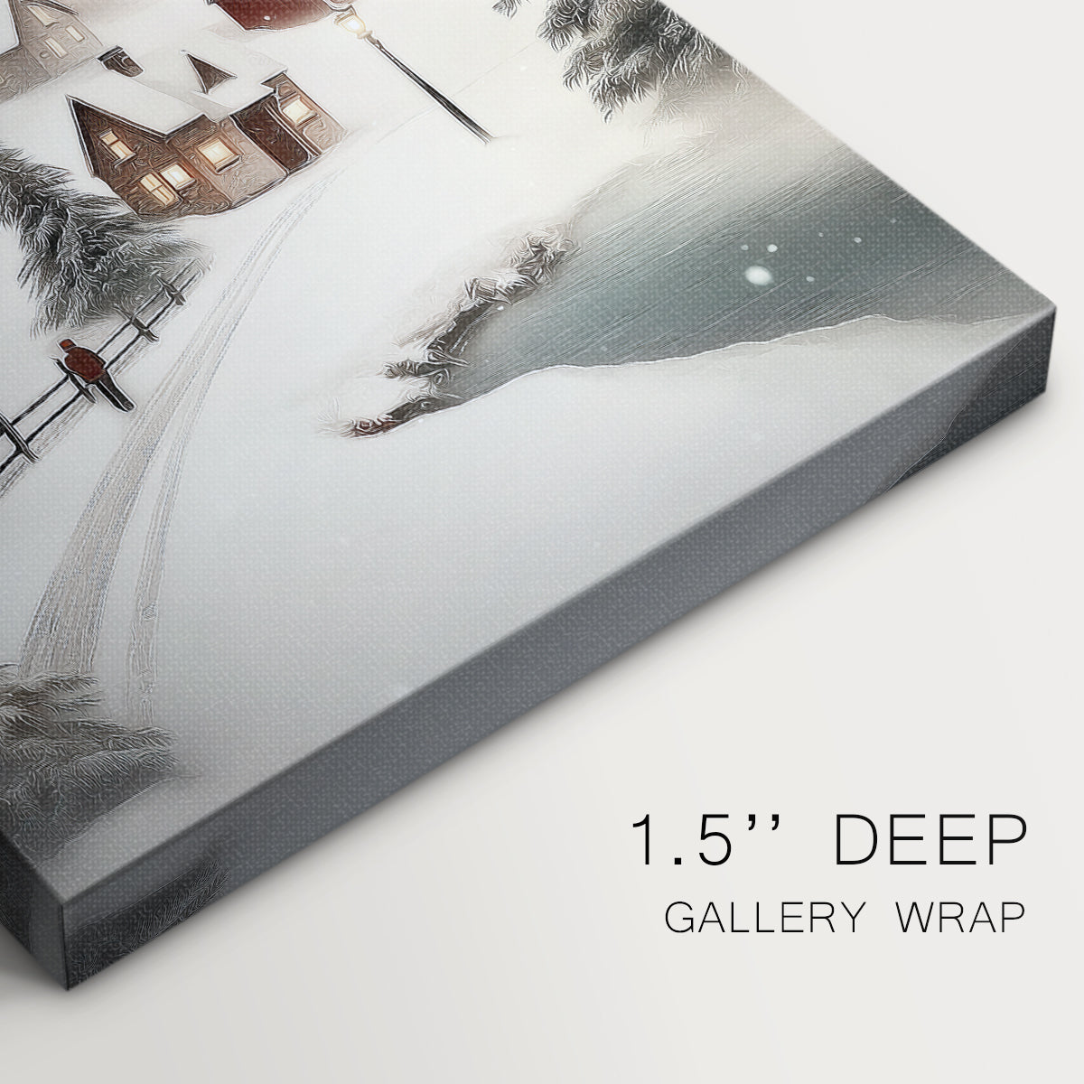 Frostlit Carol - Canvas Art Print