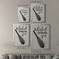 Whisked Away - Modern Framed Canvas Print