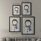 Festive Snowman II - Modern Framed Canvas Print