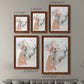 Size comparison chart for a set of two maple barnwood framed canvas prints.