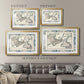 Bordered Map of Canada - Modern Framed Art Print