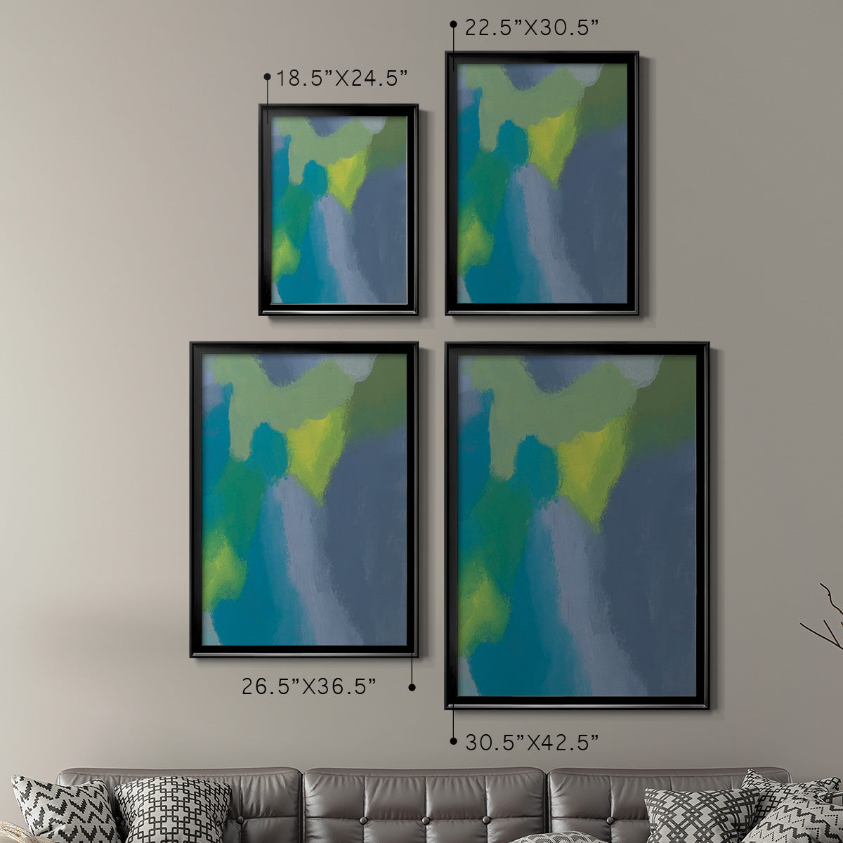 Lost in Memories III - Modern Framed Canvas Print