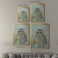 Fantastic Florals Owl - Modern Framed Canvas Print