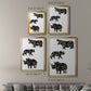 Ornamental Safari Animals II - Modern Framed Canvas Print