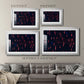 Crimson Constellation - Modern Framed Art Print