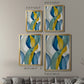 Horizontal Bands II - Modern Framed Canvas Print