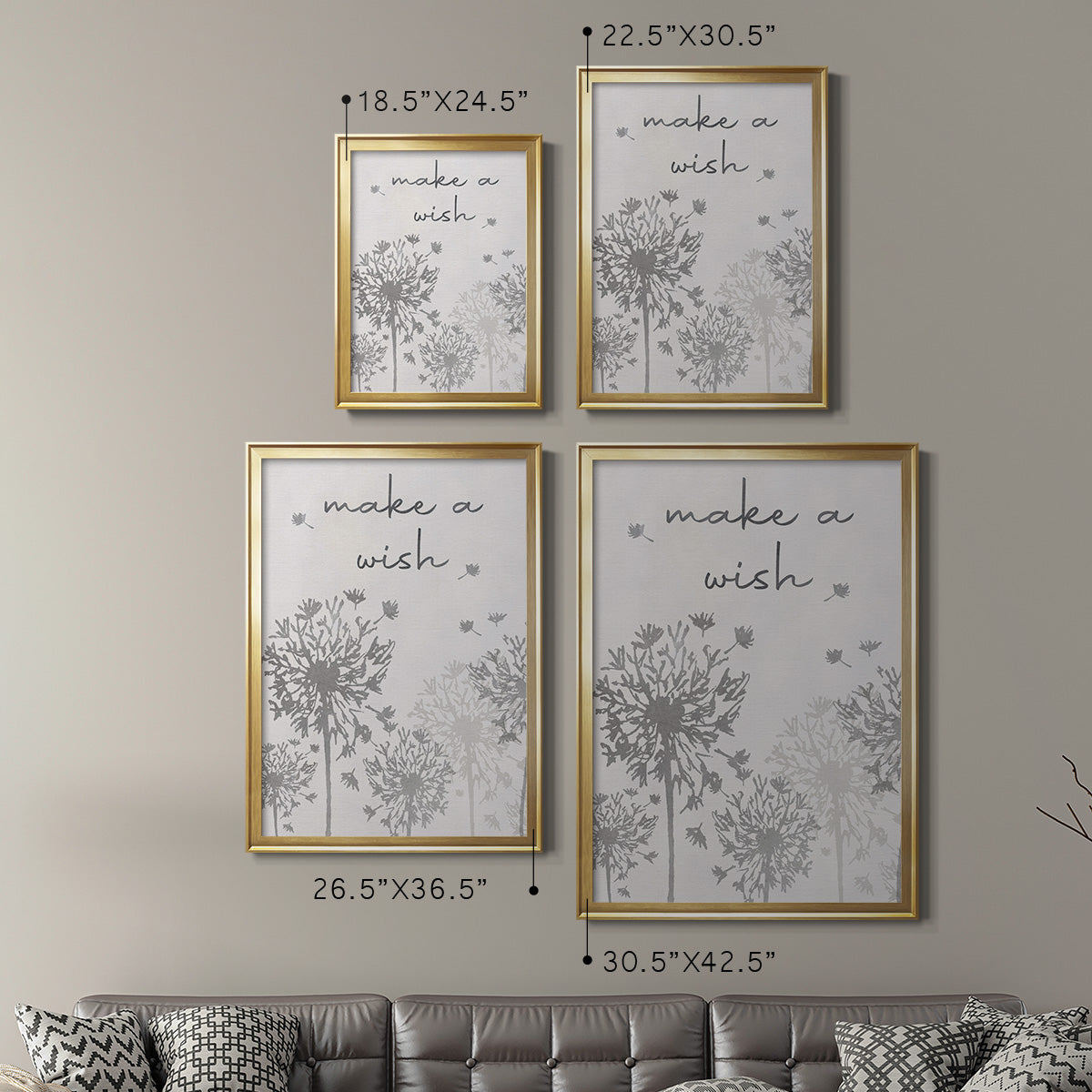 Make A Wish - Modern Framed Canvas Print
