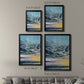 Anastasia Island Sunset I - Modern Framed Canvas Print