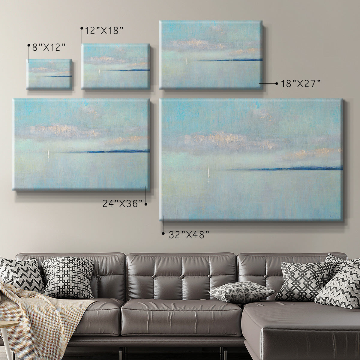 Sunrise Haze Premium Gallery Wrapped Canvas - Ready to Hang