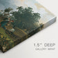 Canvas art print of grazing livestock resting in open heath landscape, highlighting texture and gallery-wrapped edges