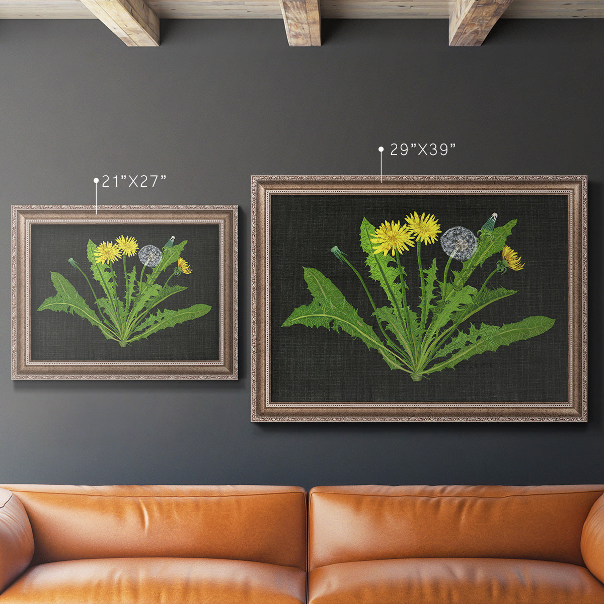 Wild Dandelion II Premium Framed Canvas- Ready to Hang